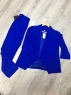 Костюм пиджак и брюки лайт SIZE PLUS ярко-синий OP37_Новая цена