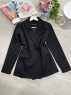 Пиджак на подкладке Барби чёрный BEK_Новая цена
