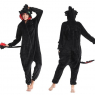 Кигуруми для взрослых пижамка Беззубик Черный Дракон
