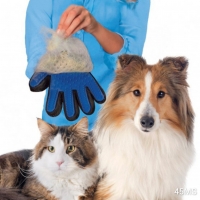 Перчатка для вычесывания домашних животных True Touch АКЦИЯ