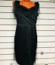 Платье Бахрома чёрное 4-82 A133