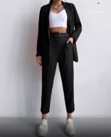 Костюм классика барби пиджак и брюки с ремешком черный RX_Новая цена