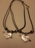 Комплект из 2 ожерельев с подвеской сердце со стрелой LOVE