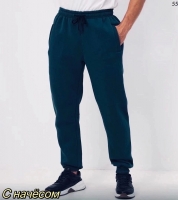 Мужские брюки с начесом темно-синие V107