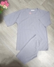 Костюм Size Plus лапша футболка и шорты серый 01.24