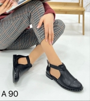 Стильные сандалии А90 черные LSHI
