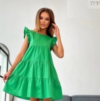 Платье крылышки зеленое RX