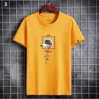 Мужская футболка Кепка желтая SN