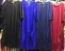 Платье SIZE PLUS трикотаж длинное ярко-синее RH122