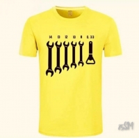 Мужская футболка ключи Жёлтая SM