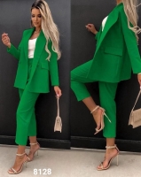 Костюм пиджак и брюки барби зеленый B128