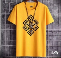 Мужская футболка Zodiac желтая SM266