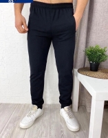 Мужские трикотажные брюки Черные VD107