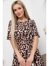 Платье Size Plus леопардовый принт с пояском M29 03.24
