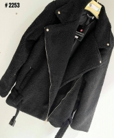 Меховая куртка 2253 Чёрная DIM