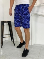 Мужские шорты поротник синие VD107