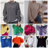Вязанный свитер разные 5D31