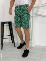 Мужские шорты поротник Зеленые VD107