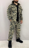 Мужской костюм Горка-Горец на флисе милитари 7# V107