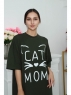 Стильное длинное платье CAT MOM хаки WB