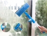 3 в 1 двусторонний стекло-очиститель, распылитель воды, скребок для чистки, щётка для окна с опрыскивателем