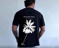 Мужская футболка с Пальмой черная SN