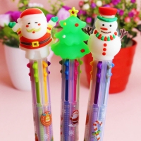 Ручка новогодняя 6 цветов 