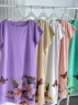 Платье Size Plus цветы бирюза M29_Новая цена 03.24