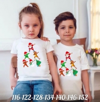 Детская футболка Хайп Дискотека белая Xi