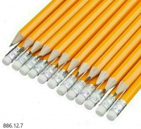Простой карандаш с ластиком