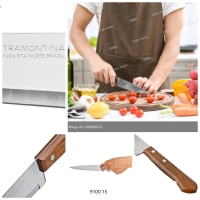 Классический нож для кухни Tramontina Universal