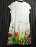 Платье лайт низ цветы белое M98 M29 01.24