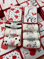 Подарочный набор из 3 носков в банке LOVE LOVE